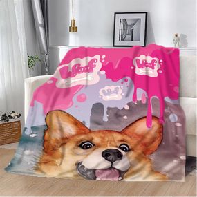 Плед 3D Коргі 10614 160х200 см