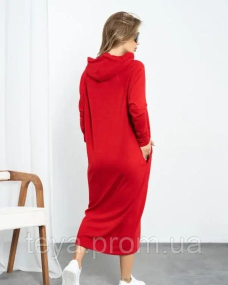 Платье для женщин цвет красный размеры S, M, L, XL, XXL, 3XL FI_008578 | Зображення 2