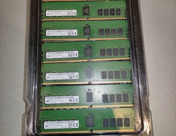 Комплект: серверна оперативна пам'ять Micron / 96 GB / DDR4 ECC / 3200 MHz б/в | Зображення 2