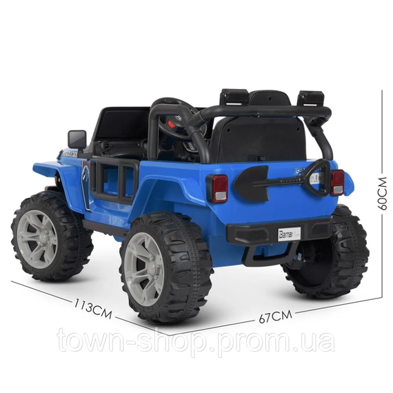Детский электромобиль Джип Bambi Racer M 4282EBLR-4 до 30 кг | Зображення 3