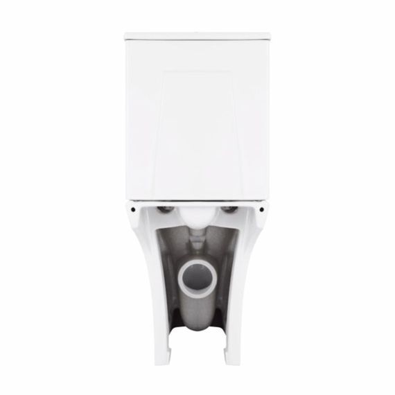 Унітаз-компакт Qtap Presto Quadro безобідковий із сидінням Soft-close QT24221215AW | Зображення 6