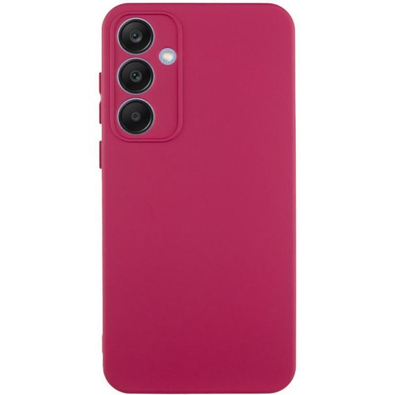 Чохол TPU GETMAN Liquid Silk Full Camera для Samsung Galaxy S24 Бордовий / Marsala