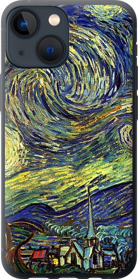 Чехол на iPhone 13 Mini Винсент Ван Гог. Звёздная ночь "163u-2373-17620"