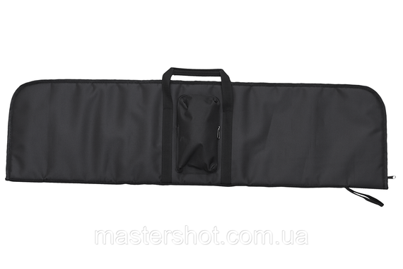 Чохол 110х25см для помпової рушниці карабіна гвинтівки чохол прямокутний з ущільнювачем з кишенею чорний MS