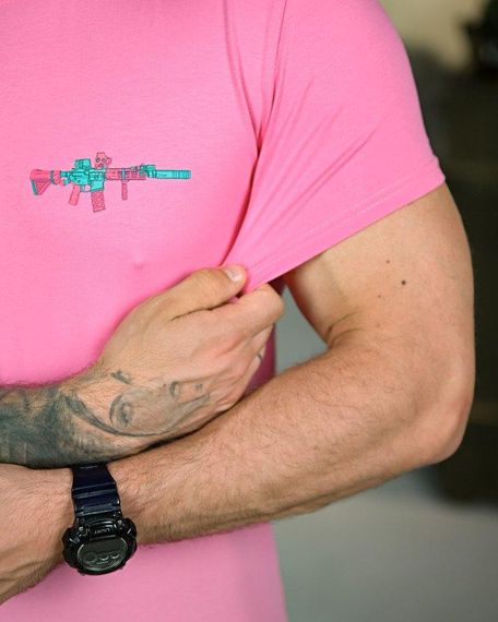 Тактична футболка Gun pink ПП4657 | Зображення 3