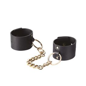 Наручники Bijoux Indiscrets MAZE - Wide Cuffs Black sexstyle