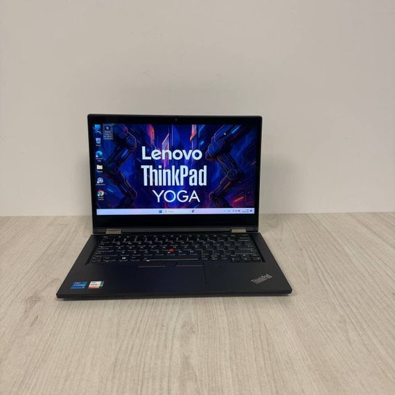 Ультрабук-трансформер Lenovo Thinkpad L13 Yoga Gen 2/13.3" (1920x1200) IPS Touch / Intel Core i5-1135G7 (4 (8) ядра по 2.4 - 4.2 GHz) / 8 GB DDR4 / 256 GB SSD M.2 / Intel Iris Xe Graphics / WebCam / Стілус б/в | Зображення 1