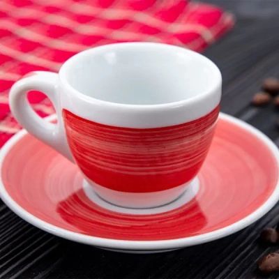 Чашка Ancap espresso 75 мл, серія Verona Millecolori Red (35111) | Зображення 3