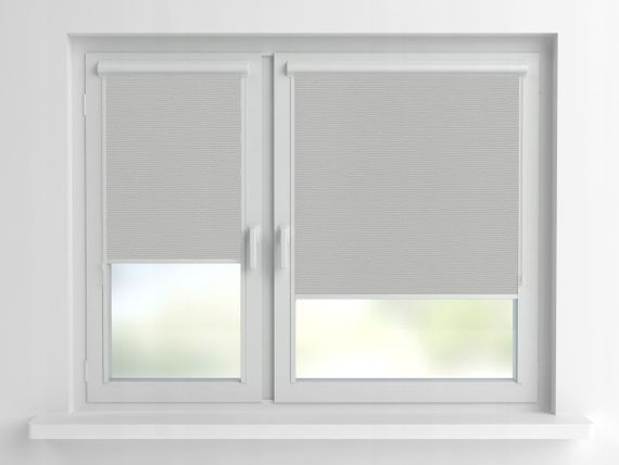 Рулонна штора Rolets Соломка 2-1990-600 60x170 см закритого типу Сіра