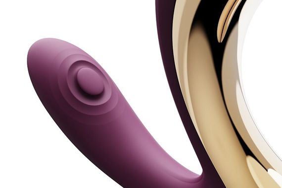 Вибратор-пульсатор с вакуумной насадкой Zalo – Talis G-Spot PulseWave Vibrator Velvet Purple | Зображення 3