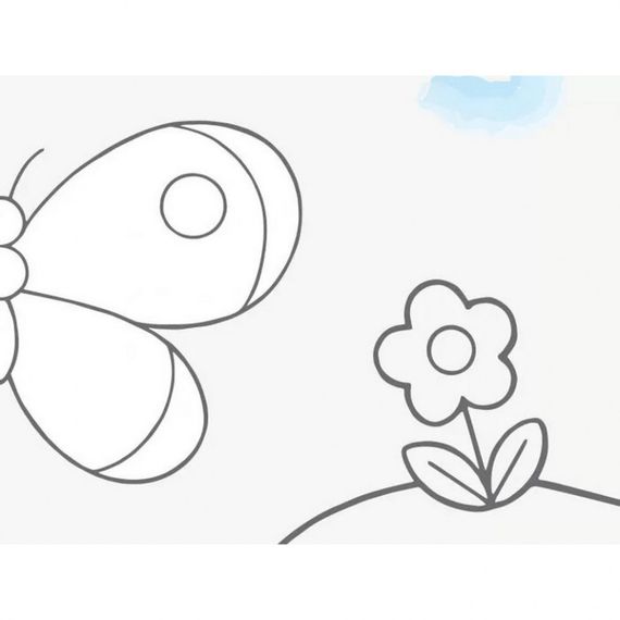 Детская книга "Рисовалка для самых маленьких: Зеркальные раскраски №1" АРТ 19204 укр | Зображення 2