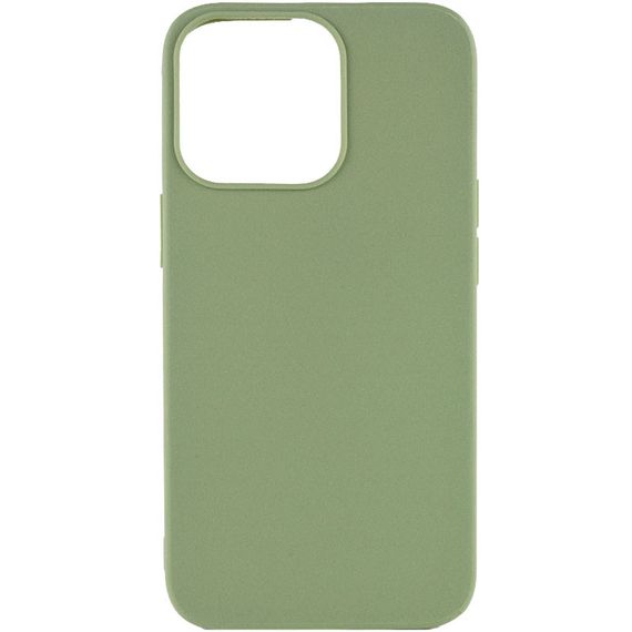 Силиконовый чехол Candy для Apple iPhone 13 Pro Max (6.7") Фисташковый