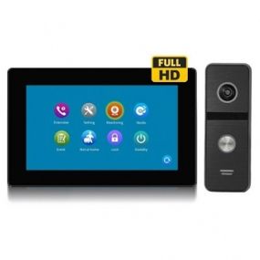 Комплект домофона CoVi Security TAB FHD Black  панель Iron FHD Black
