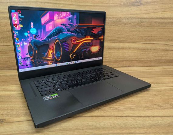 Игровой ноутбук Asus ROG Zephyrus GA503Q / 15.6" (2560x1440) IPS / AMD Ryzen 9 5900HS (8 (16) ядер по 3.0 - 4.6 GHz) / 24 GB DDR4 / 1000 GB SSD / nVidia GeForce RTX 3070, 8 GB GDDR6, 256-bit / Windows 11 б/у + Подарок Беспроводная мышь / USB | Зображення 3