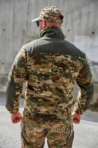 Флісова кофта мультикам з накладками Military | Зображення 8