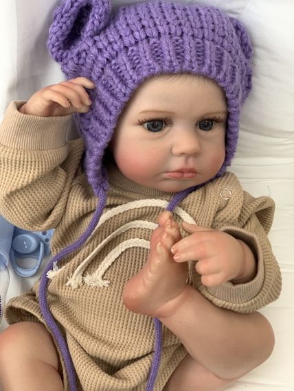 Силиконовая Коллекционная Кукла Реборн Младенец Reborn Новорожденный Пупс Мальчик Денни (Виниловая Кукла) 50 см | Зображення 4