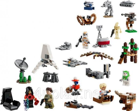 Конструктор LEGO Star Wars Advent Calendar Оригінал Новорічний адвент календар ЛЕГО Зоряні війни 2023-2024 | Зображення 2