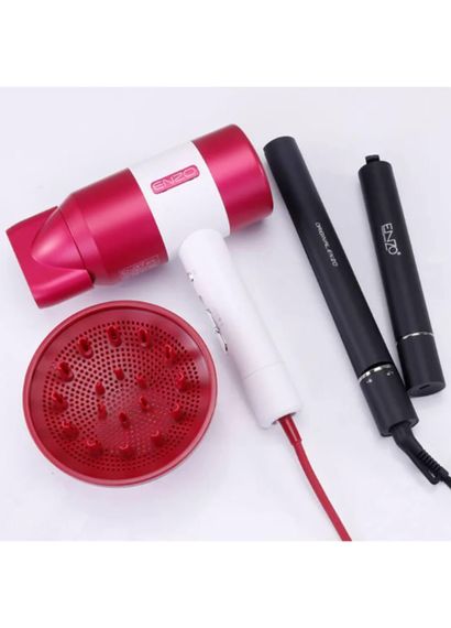 Фен для сушки волос + плойки ENZO EN-139, керамічне покриття, 1200 Вт, 2-в-1, регульована температура, 500 г (43073-EN-139_1793) | Зображення 7