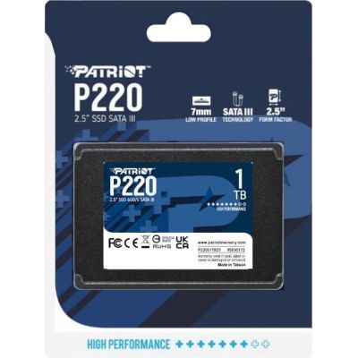 Накопитель SSD 2.5&quot; 1TB P220 Patriot (P220S1TB25) (P220S1TB25) | Зображення 3