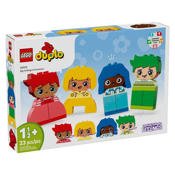 Конструктор LEGO DUPLO My First Сильні почуття та емоції 23 деталей (10415)