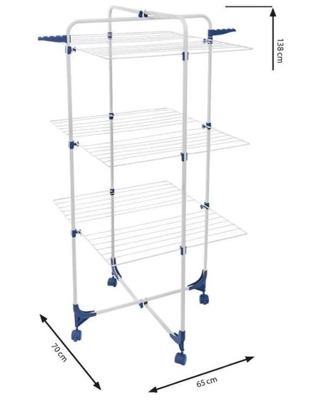 Сушарка для білизни підлогова Casa Si Athletic 3 White (CS92185E04) | Зображення 2