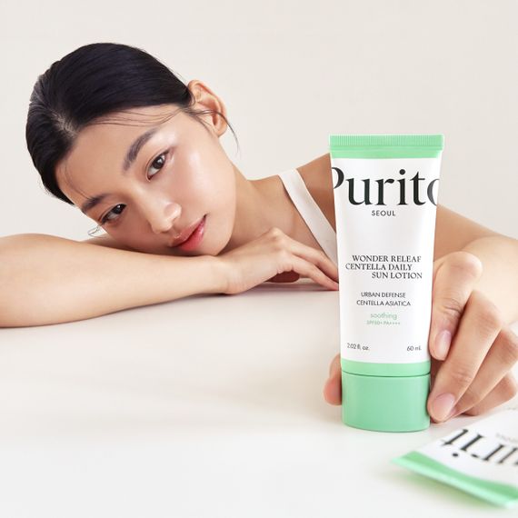 Сонцезахисний лосьйон з центеллою Purito Seoul Wonder Releaf Centella Daily Sun Lotion (60 ml) | Зображення 2