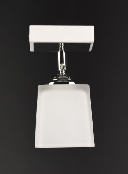 Люстра стельова на 1 лампочку 25895 Білий 20х9х10 см.