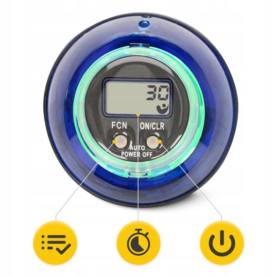 Тренажер для кисті та зап'ятстя 4FIZJO Power Ball гіроскопічний Blue/Yellow (P-5905973402224) | Зображення 1