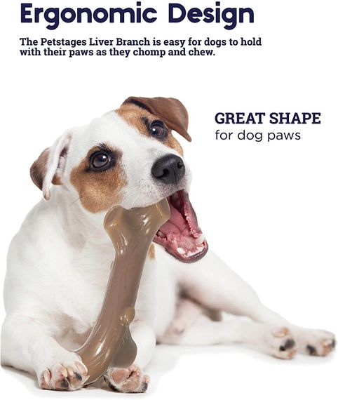 Іграшка для собак OutwardHound Liver Branch з ароматом печінки, 20 см | Зображення 1