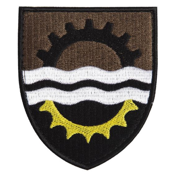 Шеврон IDEIA 87000 Україна 7*8  габардин Чорний