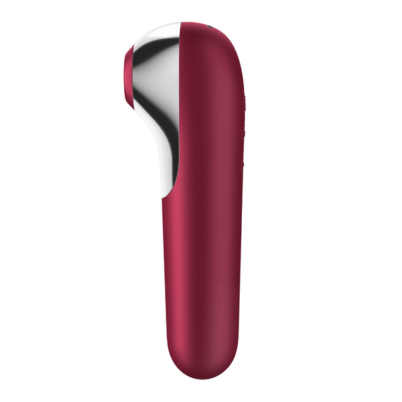 Смарт вібратор 3 в 1 Dual Love, двосторонній колір: червоний Satisfyer (Німеччина) Sex Aura | Зображення 3