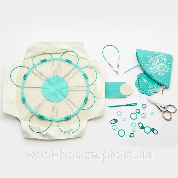 Набір кругових спиць з фіксованим кабелем KnitPro Mindful Explore | Зображення 1