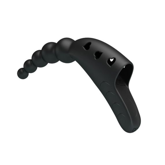 Вібратор на палець Pretty Love Honey Finger, чорний, 12,2 × 2,1 см Sex Aura | Зображення 4