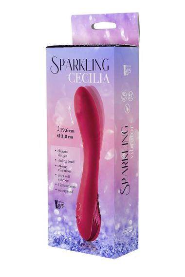 Вібратор з кулькою, що рухається Dream Toys SPARKLING SLIDING CECILIA Sex Aura | Зображення 1