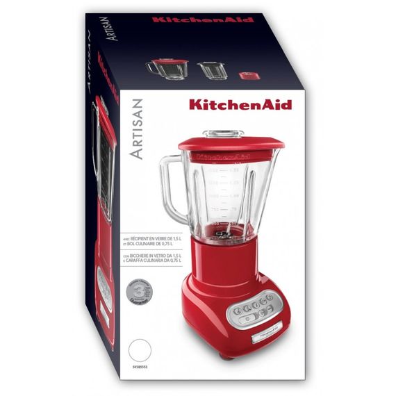 Стаціонарний блендер KitchenAid 5KSB5553EAC Artisan, кремовий | Зображення 3