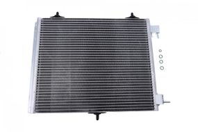 Радіатор кондиціонера з осушувачем Citroen C3 Peugeot 207 208 1.0-1.6 1.6HDi 02- 814095
