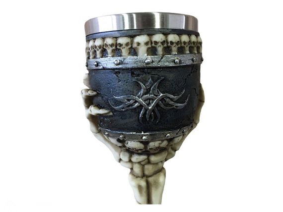 Келих для Вина Череп Рука з Черепами Гра Престолів Game Of Thrones Кубок Гота Подарунок | Зображення 2