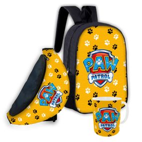 Набір дитячий Щенячий патруль рюкзак 36х27см сумка-бананка, кружка з принтом для хлопчика (01627)