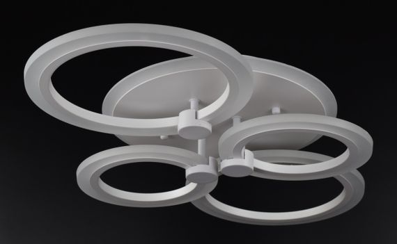 Люстра світлодіодна стельова LED світильник для квартири на стелю лед 26333 Білий 10х39х61 см.