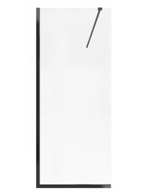 Душова перегородка Qtap Walk-In Standard BLM209.C8 90х200 см, скло Clear 8 мм, покриття CalcLess