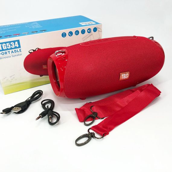 Bluetooth-колонка з usb-портом TG534, Портативна колонка bluetooth з AUX входом, Блютуз аудіо приймач DV-15 | Зображення 3