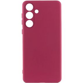 Чохол Silicone Cover Ummi Lakshmi Full Camera (AA) для Samsung Galaxy A36 5G Бордовий / Marsala