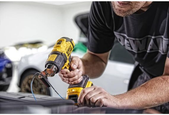 Пистолет горячего воздуха - фен аккумуляторный DeWALT DCE530N | Зображення 8