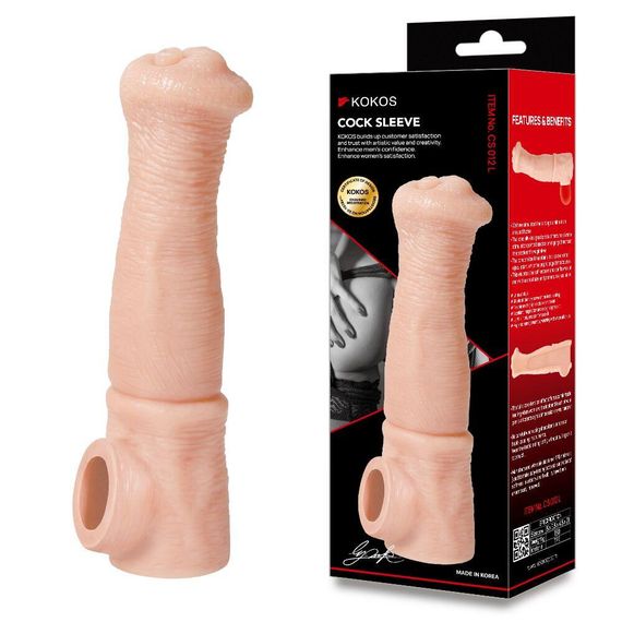 Насадка на член Kokos Cock Sleeve CS 012 L Sex Aura | Зображення 2