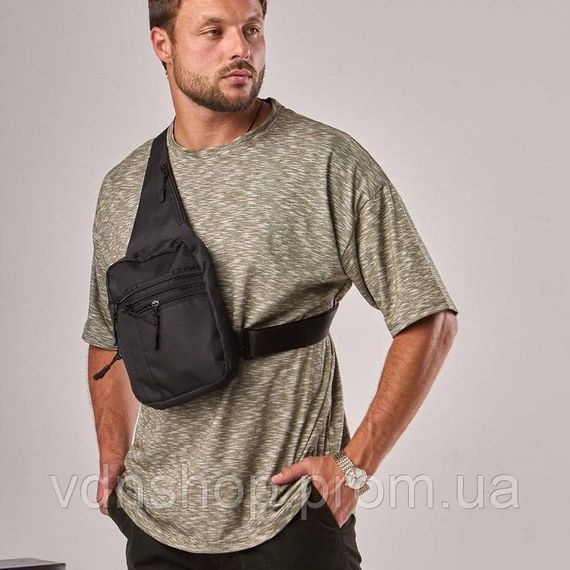 Нагрудная сумка разгрузка, Тактическая сумка для мужчин на плечо, Практичная сумка-мессенджер UI-92 | Зображення 3