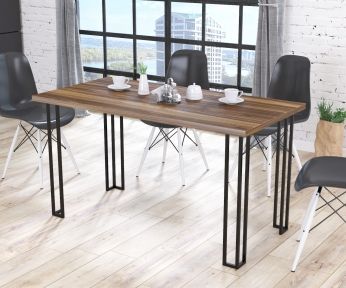 Стол обеденный Loft Design Сквер орех-модена