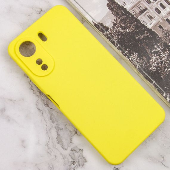 Чехол Silicone Cover Lakshmi Full Camera (AAA) для Xiaomi Redmi 13C / Poco C65 Желтый / Yellow | Зображення 1