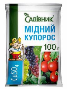 Фунгіцид Мідний купорос 100 г Садівник