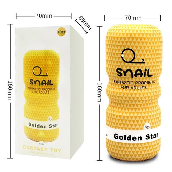 НОВИНКА Мастурбатор чоловічий Snail білий | Зображення 6