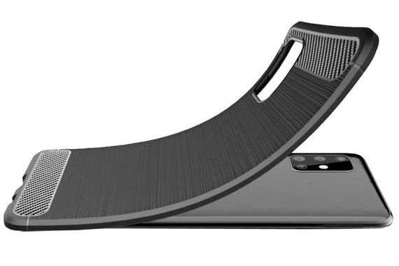 Чохол Primo Carbon Fiber Series для Samsung Galaxy A71 (SM-A715) - Black | Зображення 3